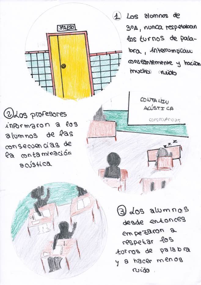 ruido, dibujo, Colegio Castillas, conRderuido.com, alumnos