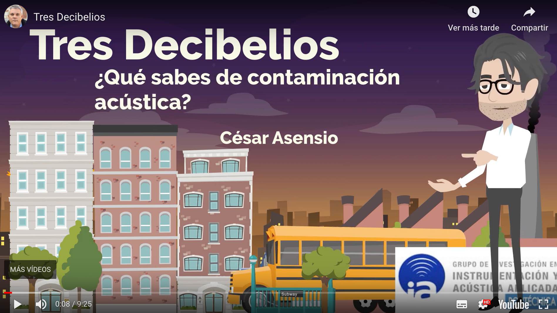 Dibujos animados contra la contaminación acústica