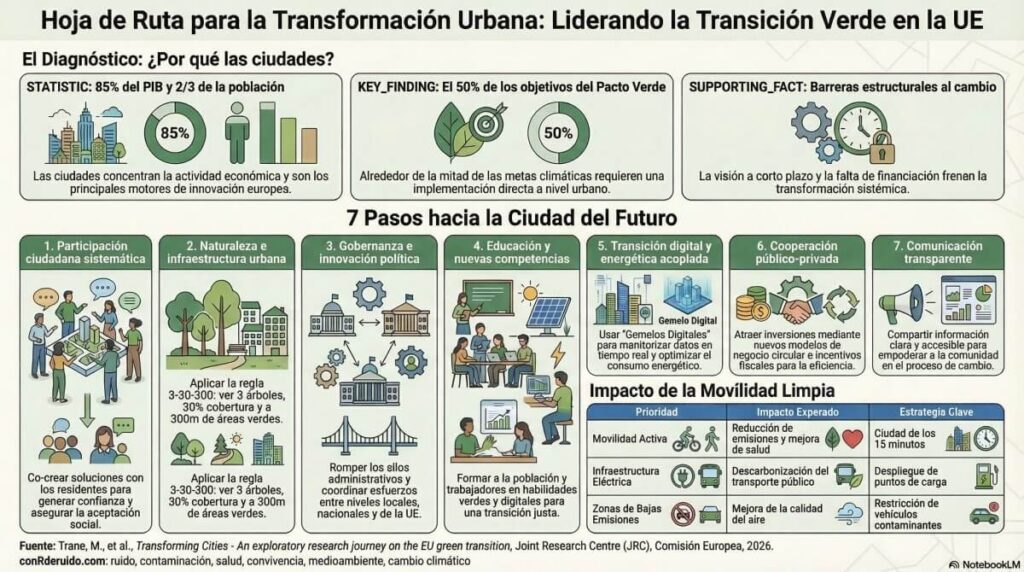 Transformar las ciudades es clave para la neutralidad climática de la UE