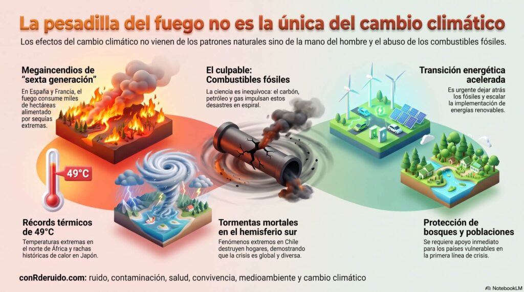 Estamos ante un panorama global devastador. Temperaturas cercanas a los 49 grados ponen en peligro a millones de personas mientras tormentas mortíferas destruyen todo a su paso.